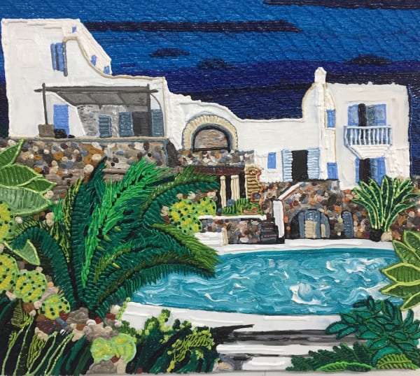 Caroline Larsen, Pool House in Mykonos, 2019