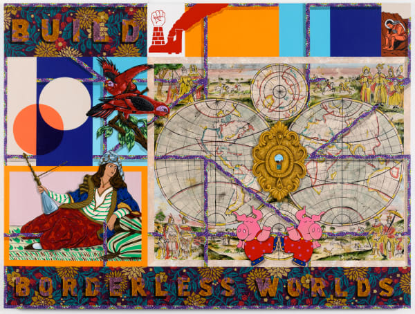 Amir H. Fallah, Build Borderless Worlds, 2021