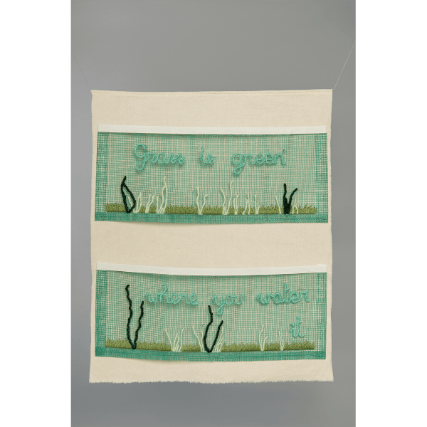 Iliodora Margellos, Securities (Grass Is Green Where You Water It), 2021