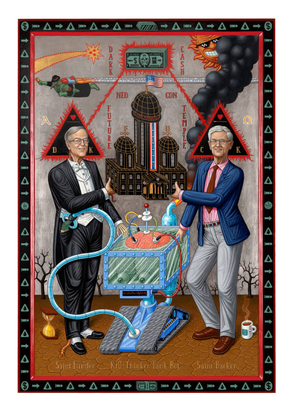 Aleksandar Todorovic, Koch Bros portrait, 2022