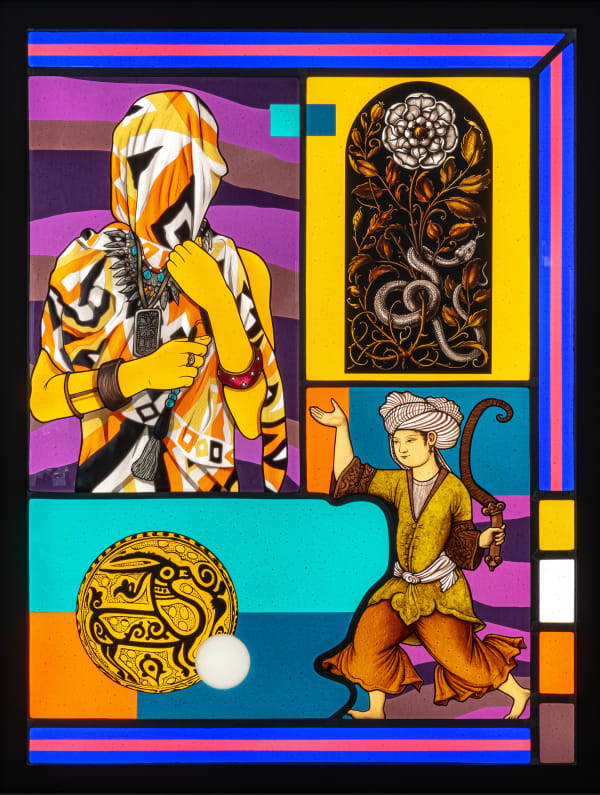 Amir H. Fallah, The artifacts left behind, 2022