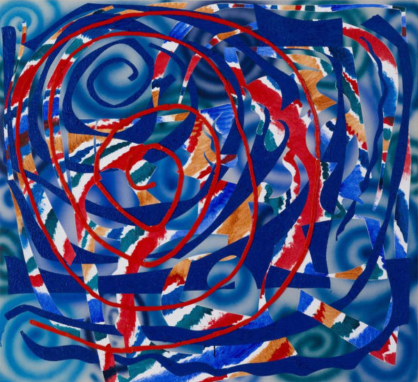 Trudy Benson, Rising Blue, 2017