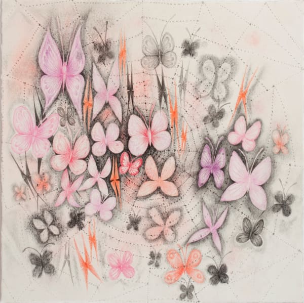 Aurel Schmidt, Night Music 3 (pink), 2017