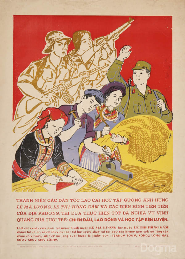 Dương Ánh, Thanh niên các dân tộc Lao-cai học tập gương anh hùng