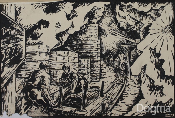 P. Học Hải, Untitled artwork, 1969