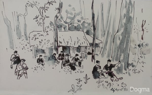 Quang Thọ, Untitled artwork, 1967