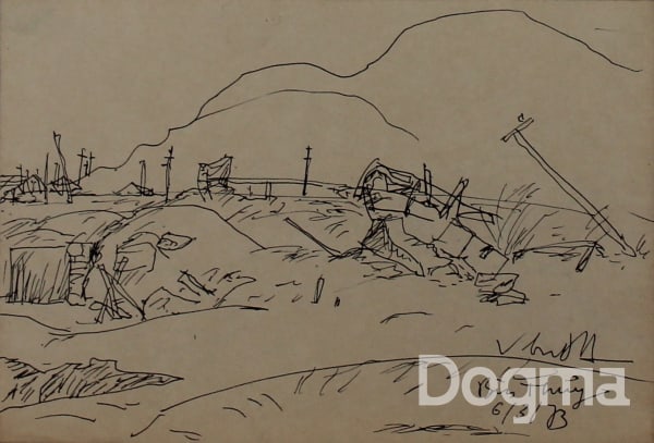 Văn Đa, Untitled artwork, 1973
