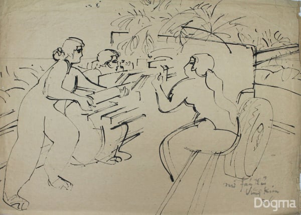 Quang Thọ, Untitled artwork, 1966