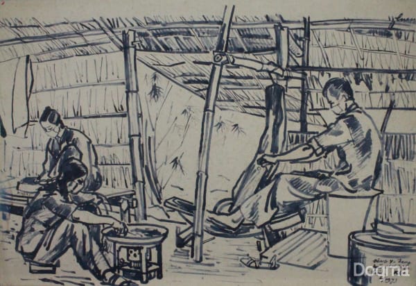 Trương Hiếu, Untitled artwork, 1973