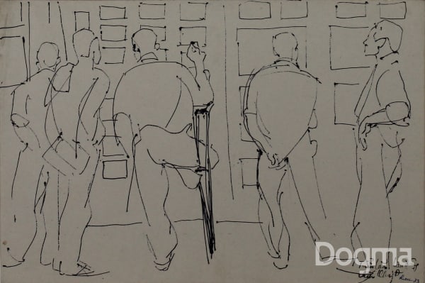 Trương Hiếu, Untitled artwork, 1973