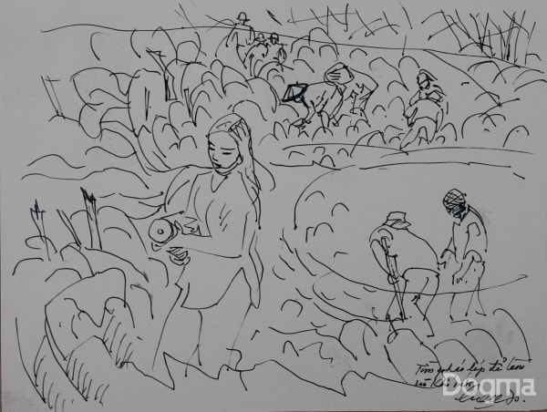 Trương Hiếu, Untitled artwork, 1970