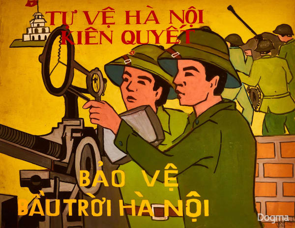 Tự vệ Hà Nội kiên quyết bảo vệ bầu trời