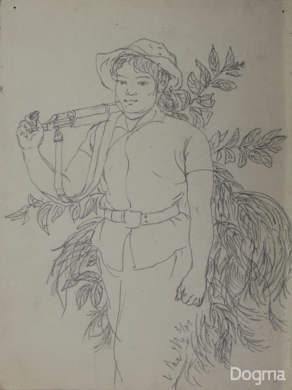 Văn Đa, Untitled artwork, 1971