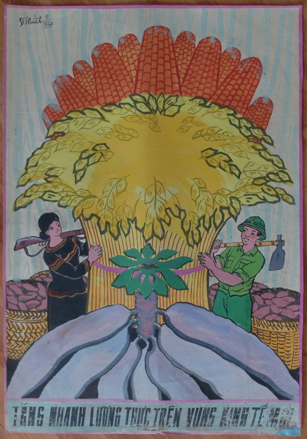 Sỹ Thiết, Tăng nhanh lương thực trên vùng kinh tế mới, 1977