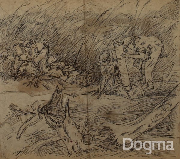 Văn Đa, Untitled artwork, 1971