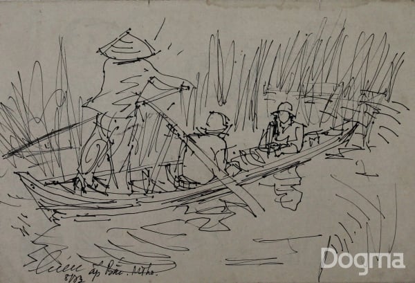 Trương Hiếu, Untitled artwork, 1972