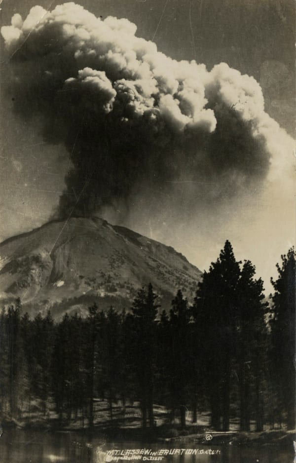 [Various Photographers], Large Collection of Real Photo Postcards Showing the Eruptions at Mt. Lassen, c. 1914-15