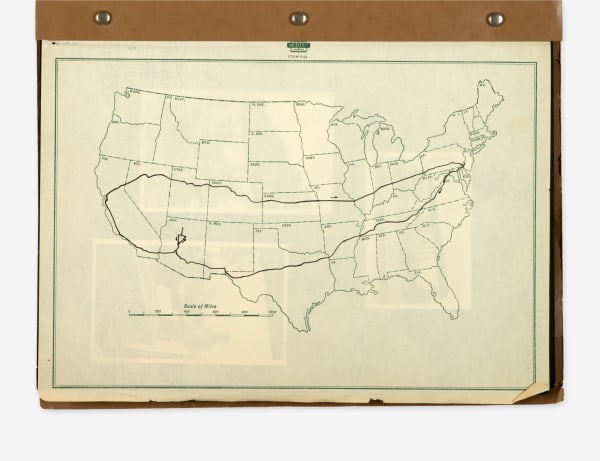 [Road Trips], "Across United States in a 1938 Oldsmobile", 1947