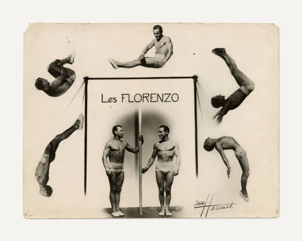 Studio Harcourt, Photomontage of Acrobats "Les Florenzo", 1930s