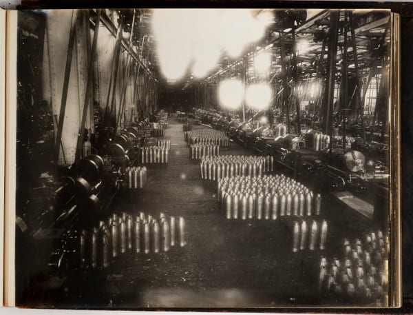 [American Locomotive Works], Album Showing Munitions Production at Facilities in Richmond, VA, Dunkirk, NY, and Montreal, Quebec, c. 1918
