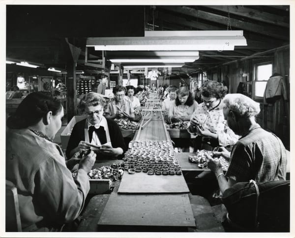 Julius Shulman, Photos Showing the U.S. Flare Factory in Pacoima, CA, 1940s