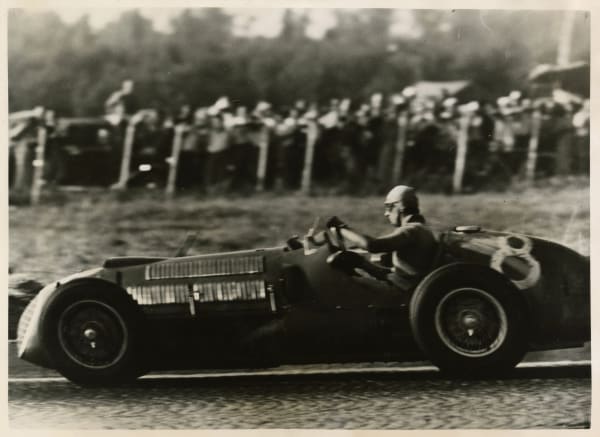 Anonymous, Alberto Ascari, Winner at the Italian Grand Prix, Monza, 1949