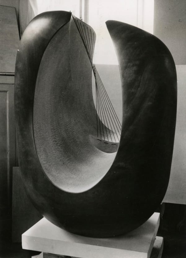 [Barbara Hepworth], Study of "Curved Form (Delphi)", 1955