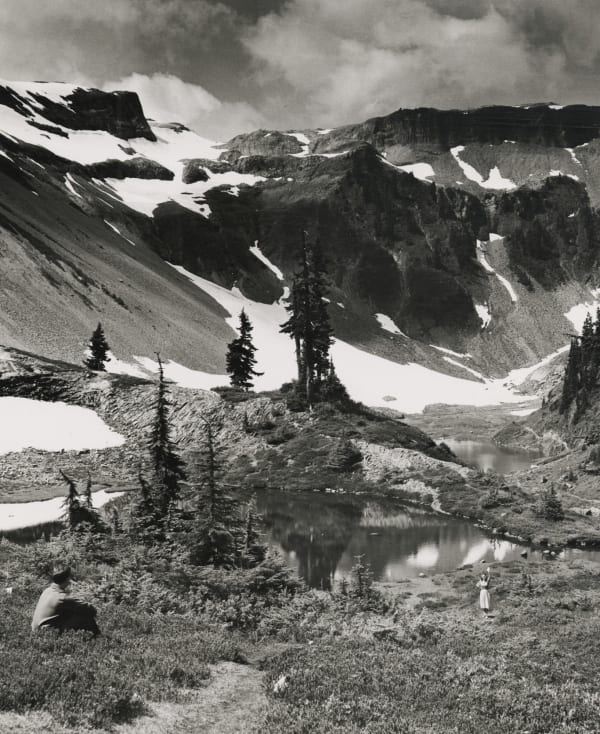 Walt P. Dyke, Heather Meadow, Mt. Baker, c. 1950