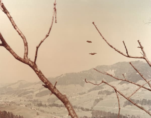 "Billy" Eduard Albert Meier, Two Beamships, Bachtelhornli-Unterbachtel, Switzerland, March 28th , 1976