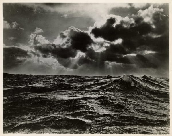 Unknown, Photomontaged view of Cloudy Skies and Rough Seas, 1930s