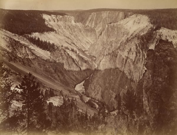 William Henry Jackson, Grand Cañon of the Yellowstone, 1871