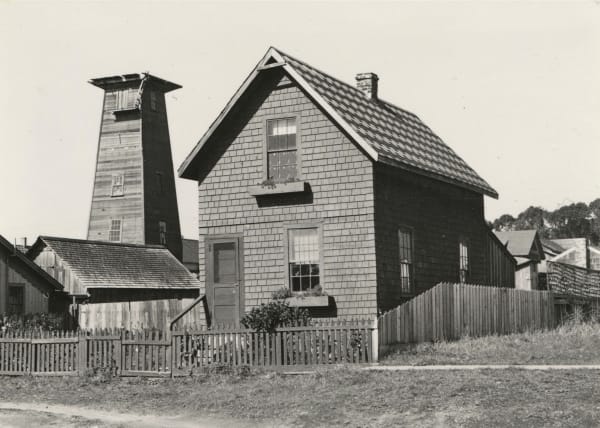 Lloyd Ullberg, Untitled (house and silo), 1930s