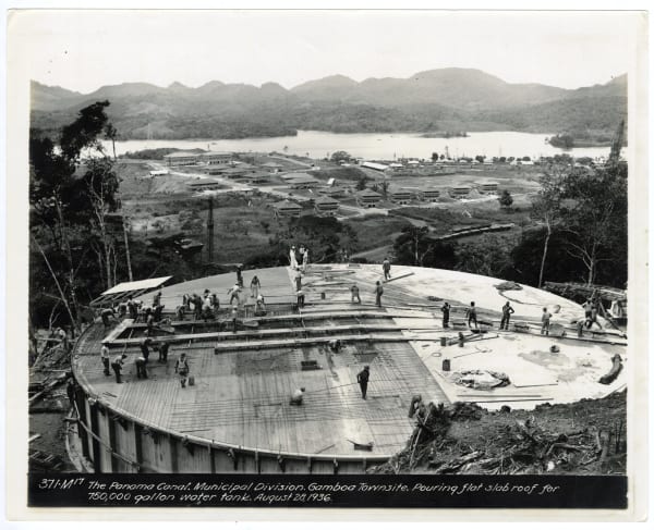 [Panama Canal], Archive of Photos Documenting Dock Reconstruction in Balboa, C.Z., 1936-37