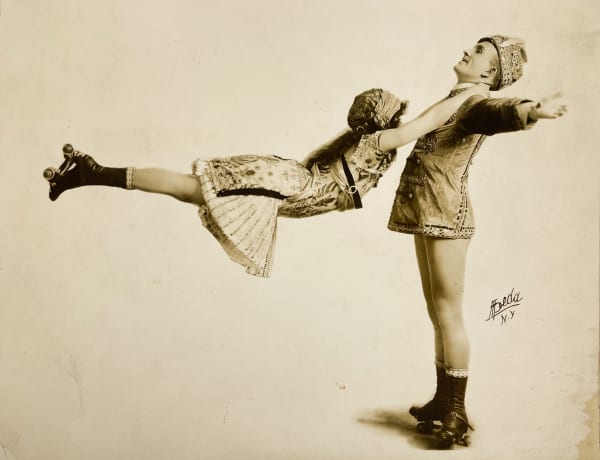 [Jessie Darling] The World’s Premier Roller Skateuse, c. 1910 Silver prints (16)