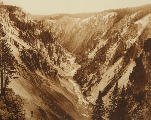 F. Jay Haynes, Grand Canyon from Brink Fall, 1915