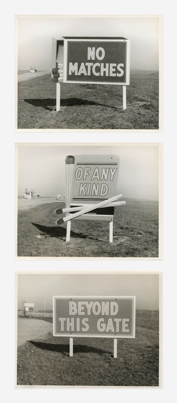 [Fire Safety], NO MATCHES - OF ANY KIND - BEYOND THIS GATE, 1951