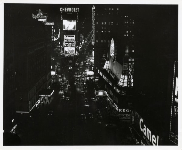 Anonymous, Times Square at Night, New York City, c. 1960
