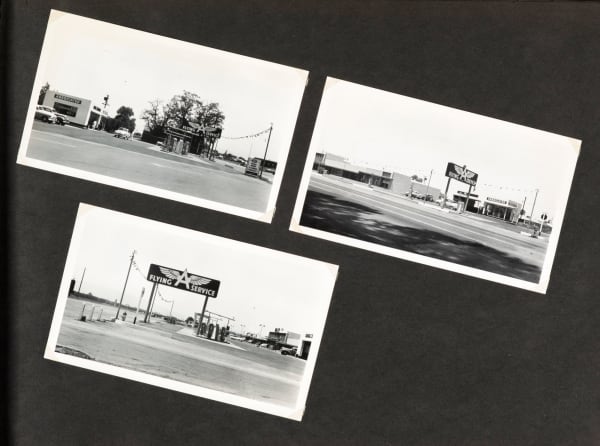 [Associated Oil Company], Album showing the development of "Flying A" Gas Stations from San Jose to Los Angeles, 1948-57