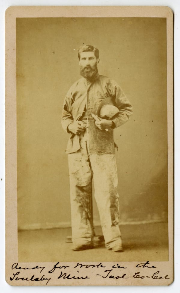Sewell's Art Gallery, Studio Portrait of a California Gold Miner, 1879
