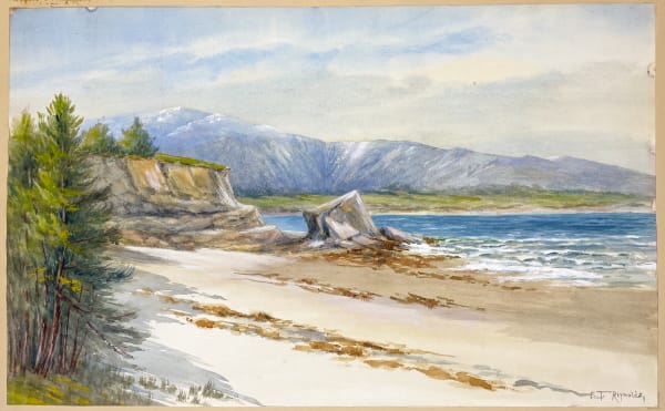 Elizabeth Talbot Reynolds Beach at Santa Barbara, California, 1880s Pastel on paper