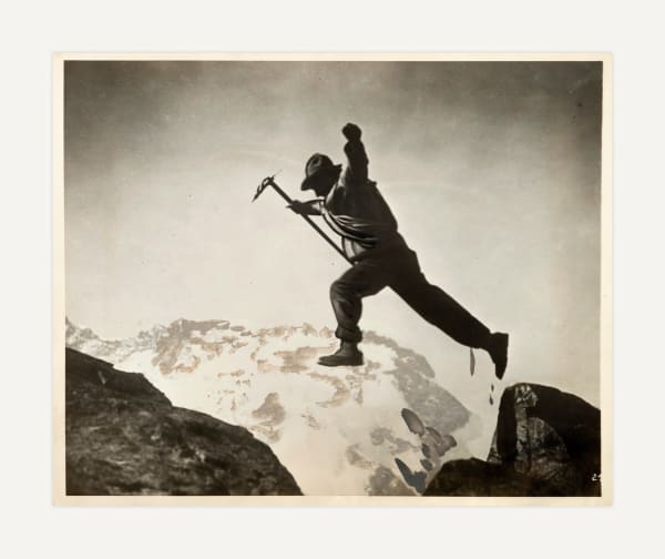 Anonymous, A Leaping Silhouette in the Matterhorn, 1929