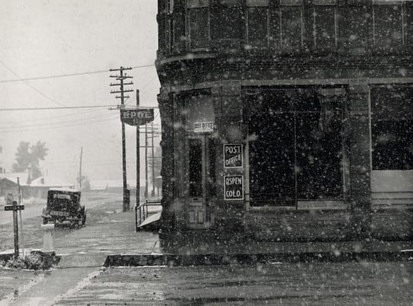 Marion Post Wolcott, Post Office in Blizzard, Aspen, Colorado, 1941