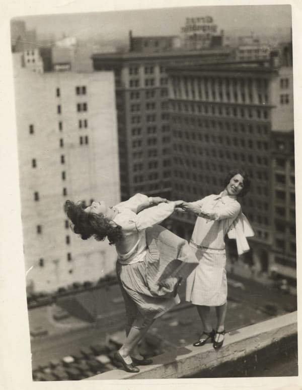 Anonymous, Dancing on an L.A. Skyscraper, 1926