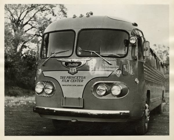 [Princeton Film Center], Photos of the Documentary Production Studio and Its Famed Custom Bus, 1940s