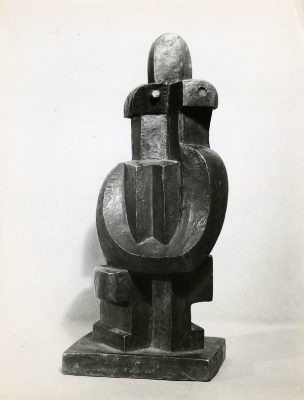 Soichi Sunami, Seated Pierrot, a sculpture by Jacques Lipchitz, 1940s