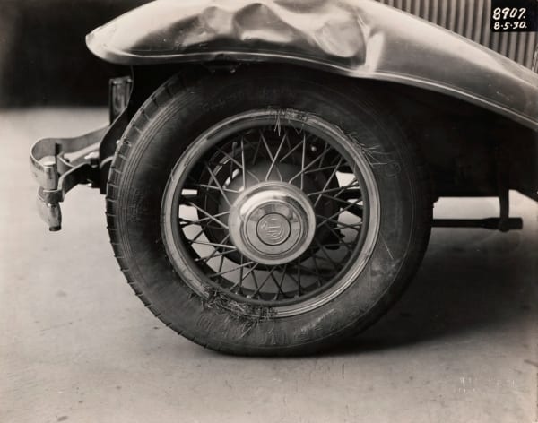 Edward G. Budd MFG. Co., Auto Test, Damaged Fender, 1938