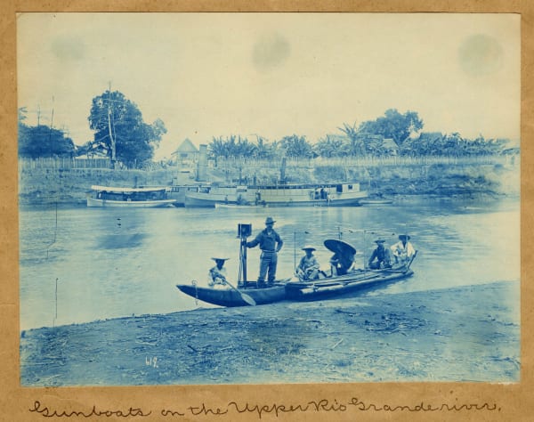 Lt. C.F. O'Keefe, Group of Journalistic Cyanotypes Documenting Philippine-American War, 1890s