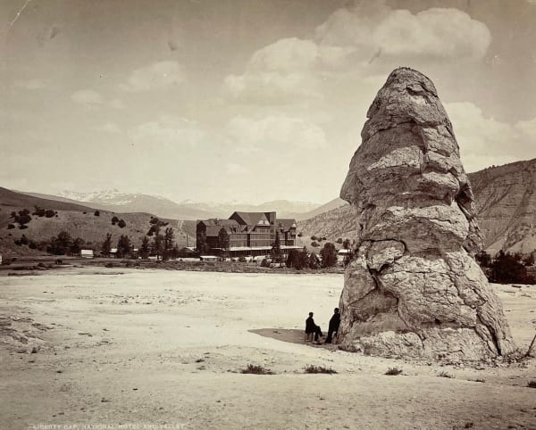 F. Jay Haynes, Liberty Cap, National Hotel and Valley, c. 1880