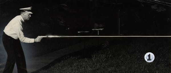 Unknown, Long Exposure of a Firing Gun, 1950s