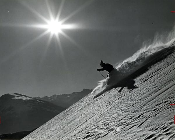 Unknown, Downhill Skier in the Late Afternoon Light, 1970s